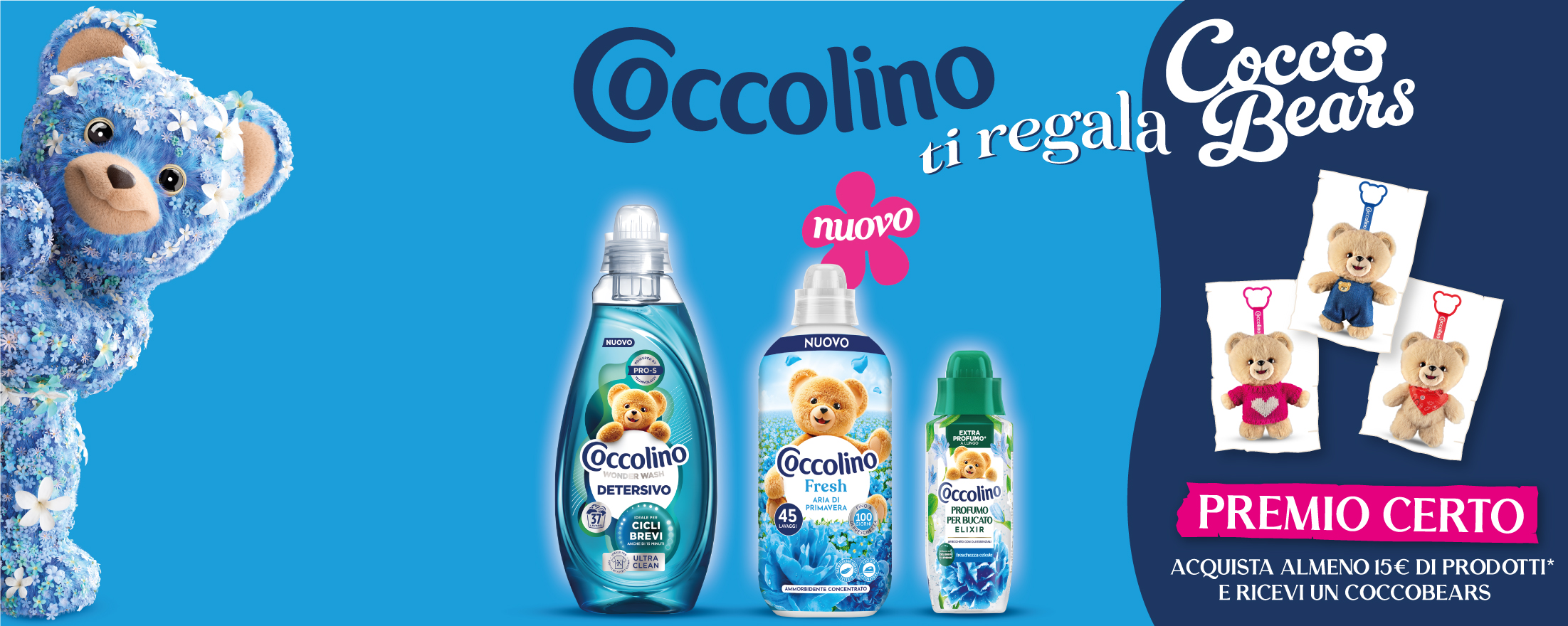 immagine desktop dell' operazione a premi Coccolino Ti regala Cocco Bear