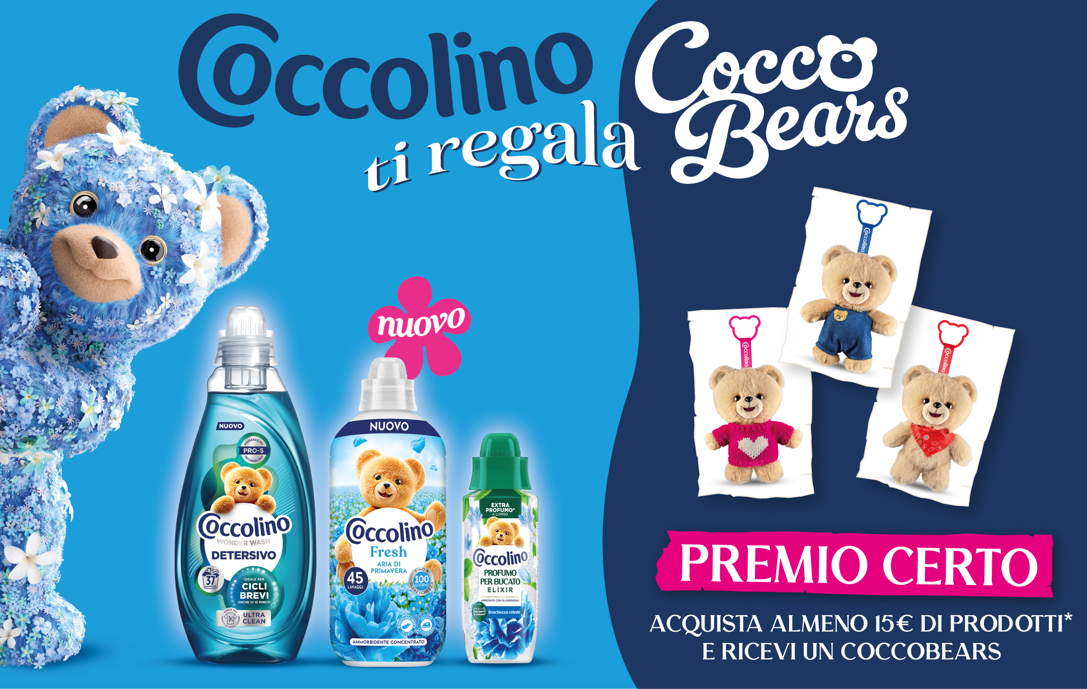 immagine desktop dell' operazione a premi Coccolino Ti regala Cocco Bear